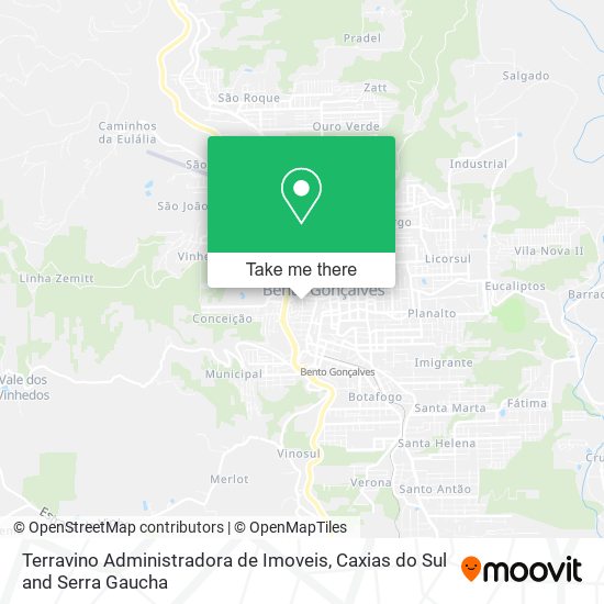 Terravino Administradora de Imoveis map