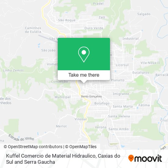 Mapa Kuffel Comercio de Material Hidraulico