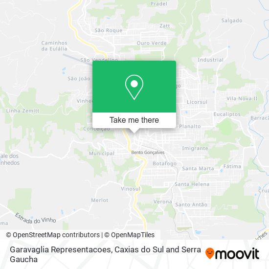 Garavaglia Representacoes map