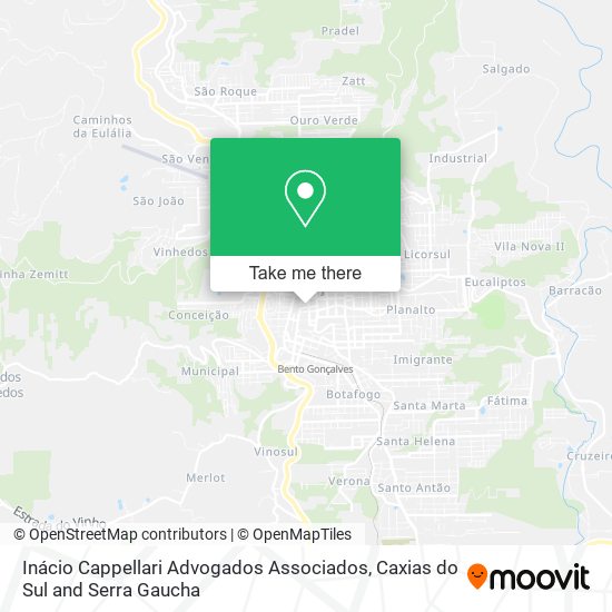 Inácio Cappellari Advogados Associados map