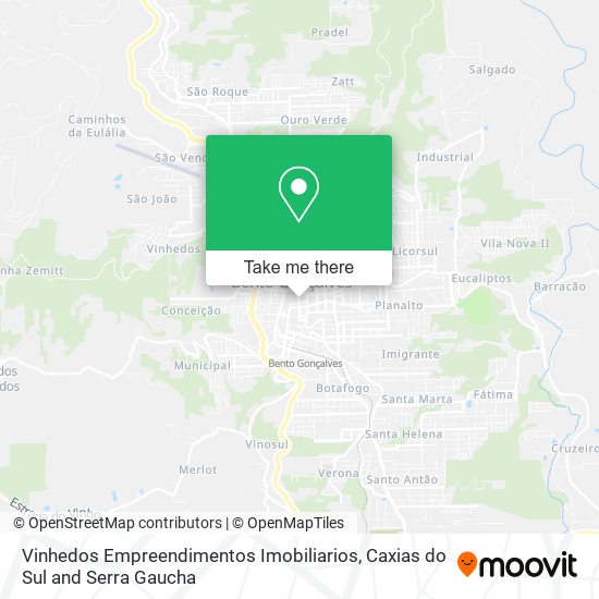 Vinhedos Empreendimentos Imobiliarios map