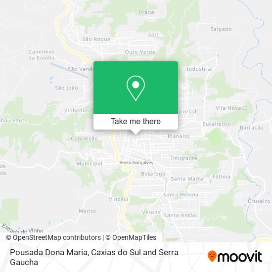 Pousada Dona Maria map