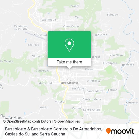 Bussolotto & Bussolotto Comercio De Armarinhos map