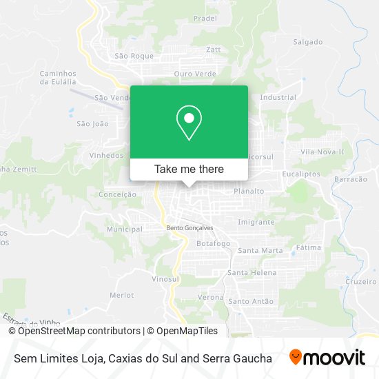 Sem Limites Loja map