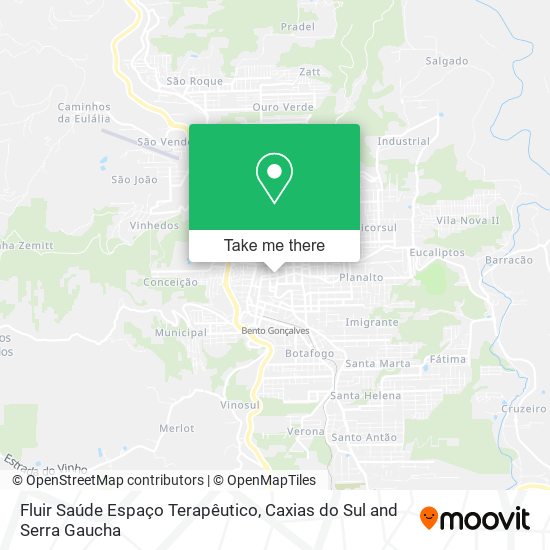 Fluir Saúde Espaço Terapêutico map