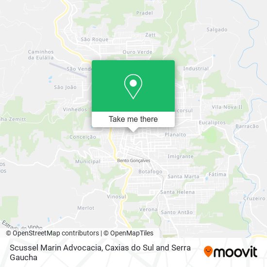 Scussel Marin Advocacia map
