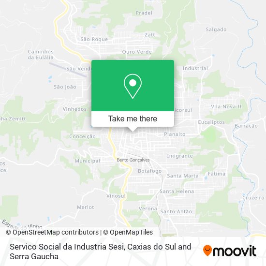 Servico Social da Industria Sesi map