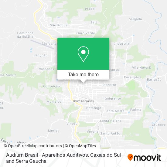 Audium Brasil - Aparelhos Auditivos map