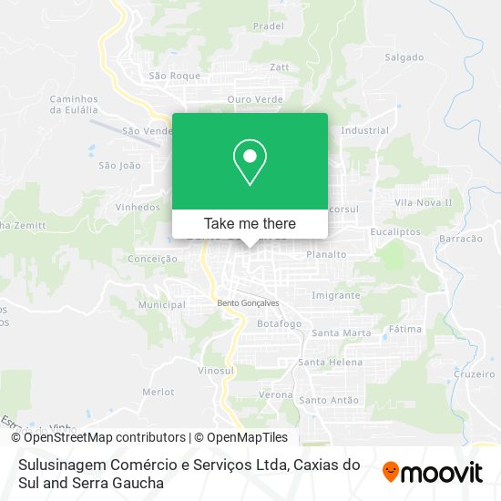 Sulusinagem Comércio e Serviços Ltda map