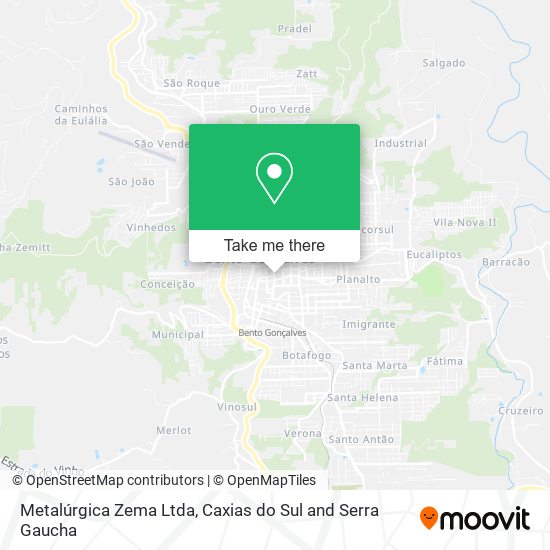 Metalúrgica Zema Ltda map