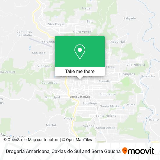 Drogaria Americana map