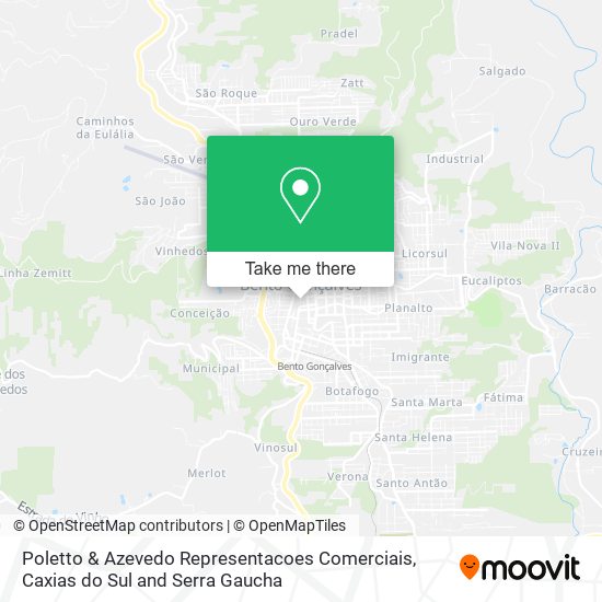 Poletto & Azevedo Representacoes Comerciais map
