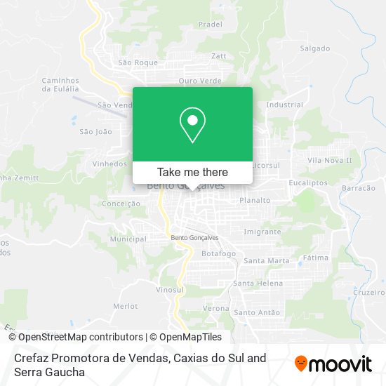 Crefaz Promotora de Vendas map