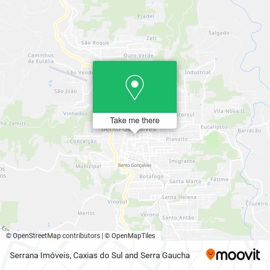 Serrana Imóveis map