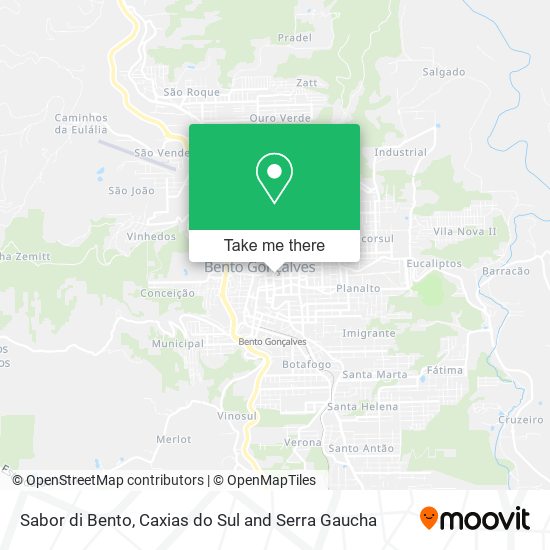Sabor di Bento map