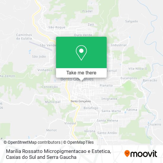 Mapa Marilia Rossatto Micropigmentacao e Estetica