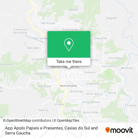 App Apolo Papeis e Presentes map