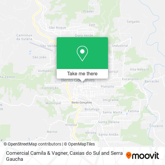 Comercial Camila & Vagner map