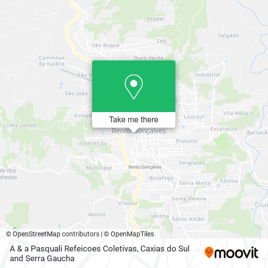 A & a Pasquali Refeicoes Coletivas map