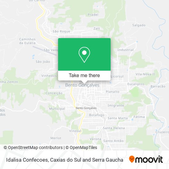 Idalisa Confecoes map