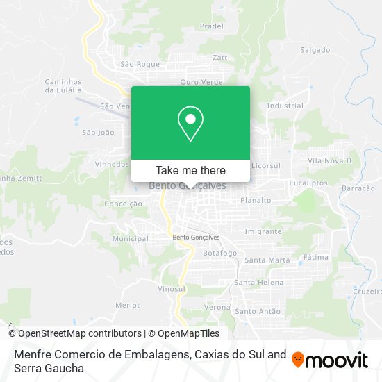 Menfre Comercio de Embalagens map
