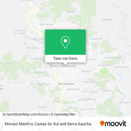 Móveis Manfroi map