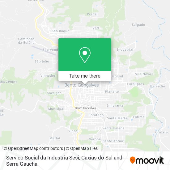 Servico Social da Industria Sesi map