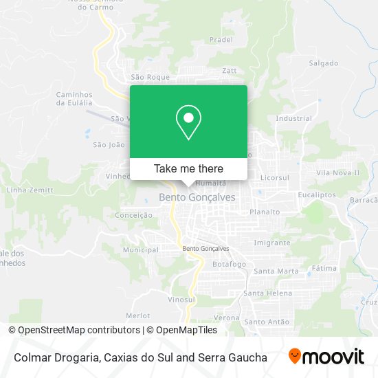 Colmar Drogaria map