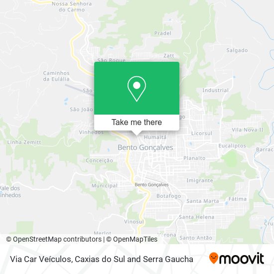 Via Car Veículos map