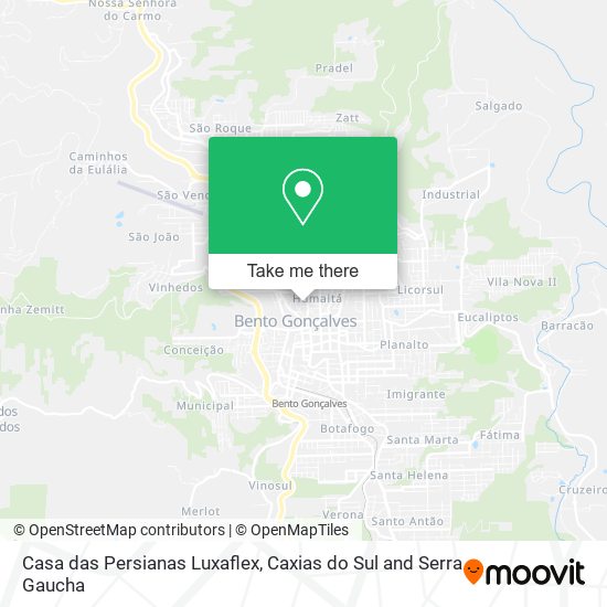Casa das Persianas Luxaflex map