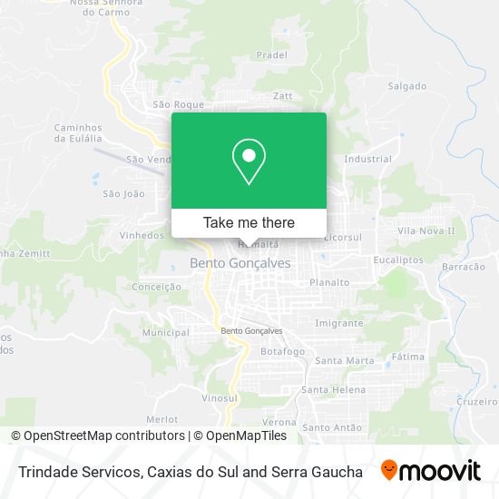 Trindade Servicos map