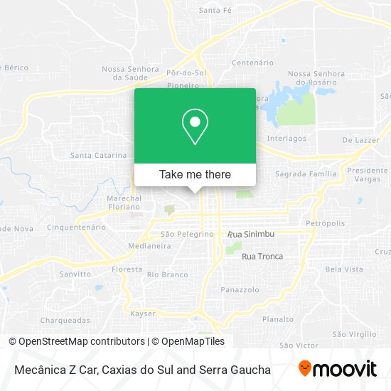 Mecânica Z Car map