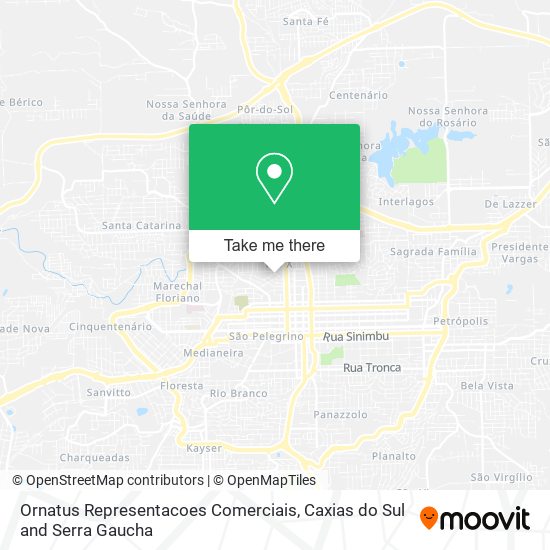 Ornatus Representacoes Comerciais map