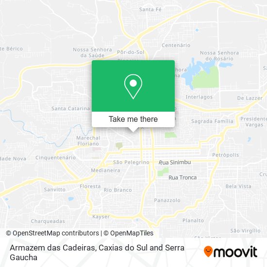 Armazem das Cadeiras map