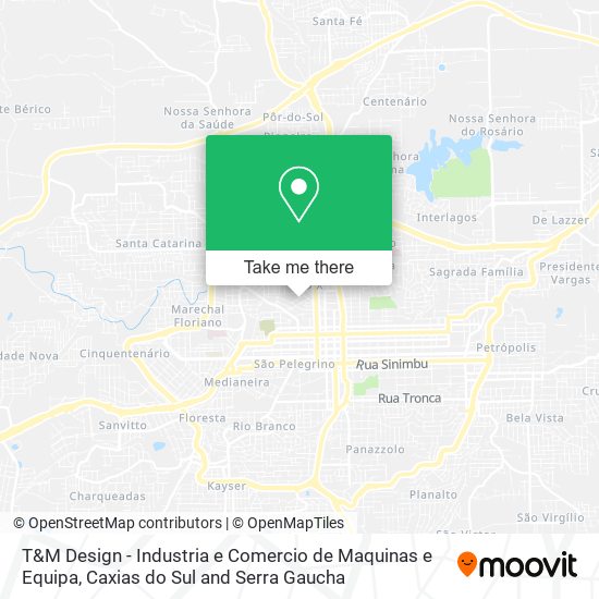 T&M Design - Industria e Comercio de Maquinas e Equipa map