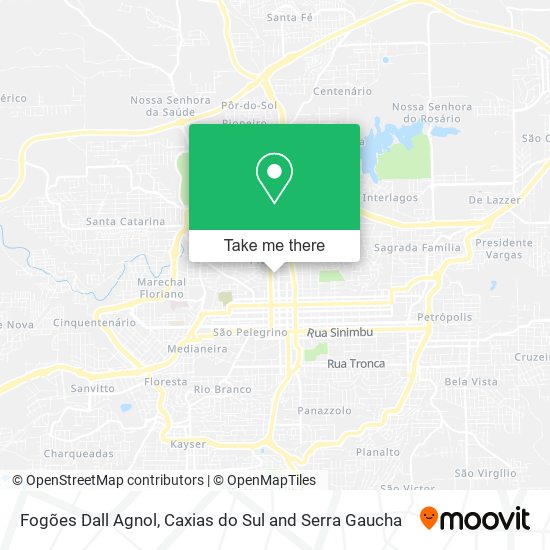 Fogões Dall Agnol map