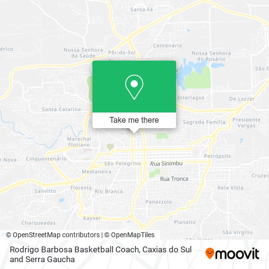 Rodrigo Barbosa Basketball Coach map