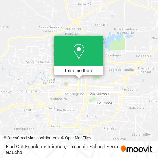 Find Out Escola de Idiomas map