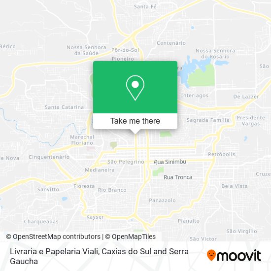 Livraria e Papelaria Viali map