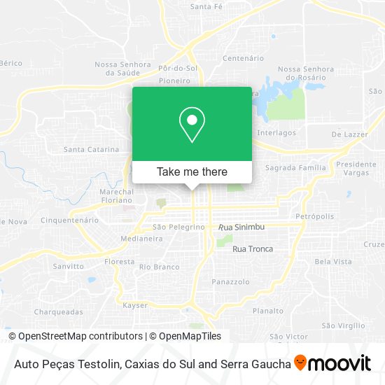 Mapa Auto Peças Testolin