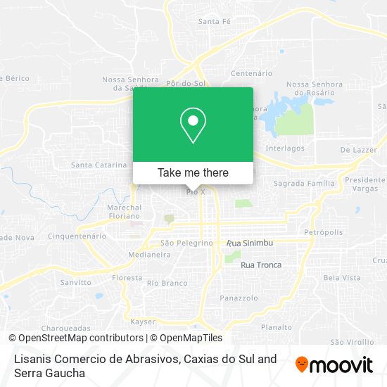 Lisanis Comercio de Abrasivos map