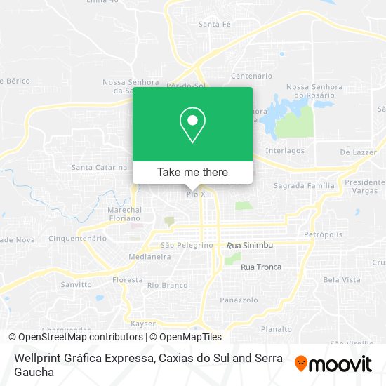 Wellprint Gráfica Expressa map