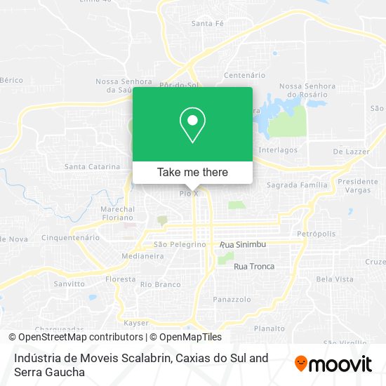 Indústria de Moveis Scalabrin map