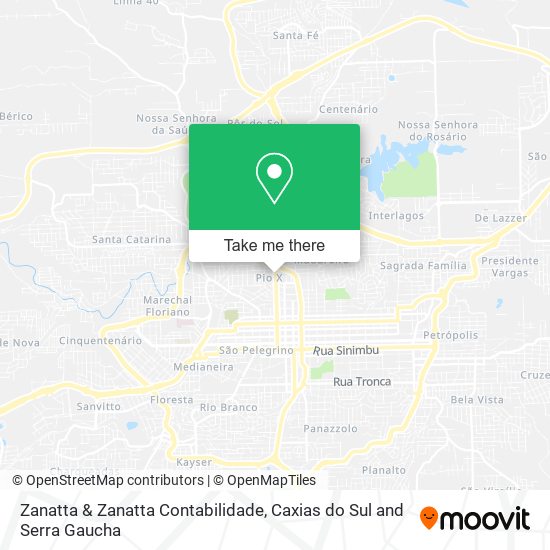Zanatta & Zanatta Contabilidade map