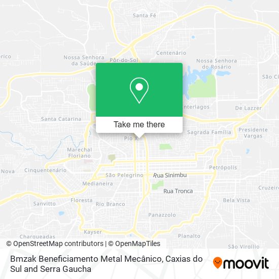 Bmzak Beneficiamento Metal Mecânico map