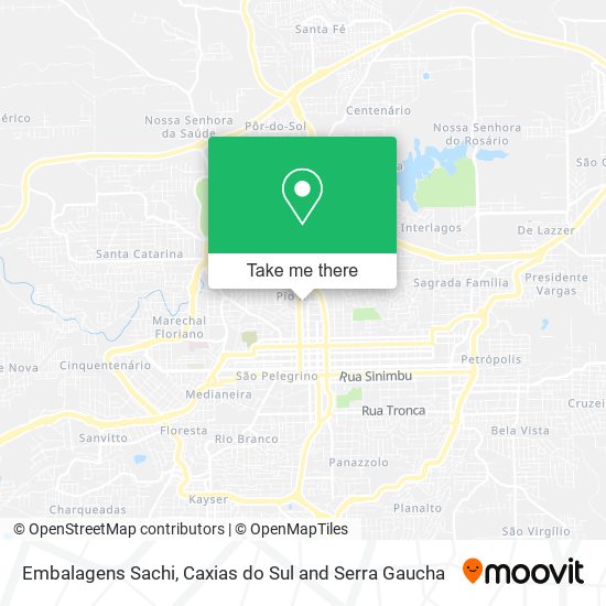 Embalagens Sachi map