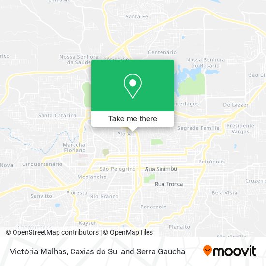 Victória Malhas map