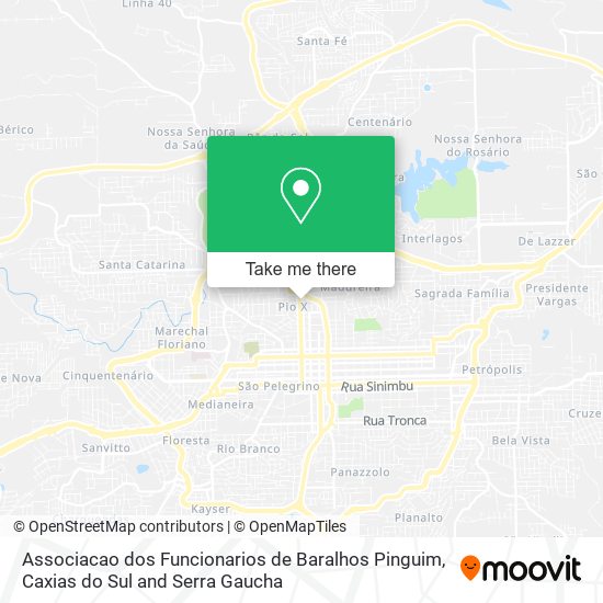 Associacao dos Funcionarios de Baralhos Pinguim map