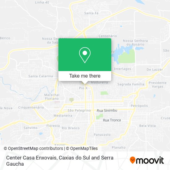 Center Casa Enxovais map