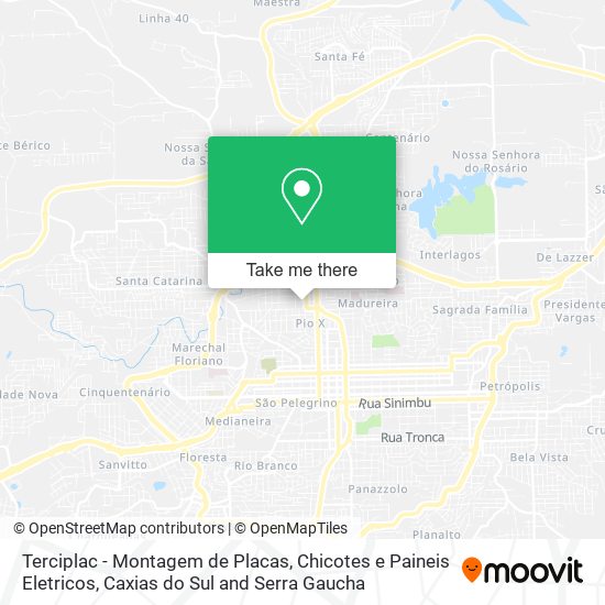 Mapa Terciplac - Montagem de Placas, Chicotes e Paineis Eletricos